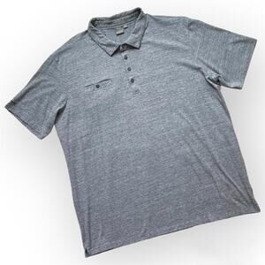 Ping Grey Short Sleeves Pullover Golf Polo Shirt Men’s Size XXL